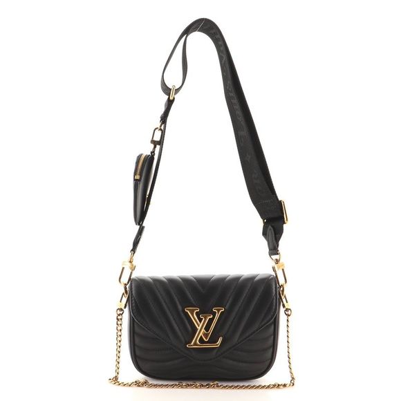 Louis Vuitton Handbags - Louis Vuitton New Wave Multi Pochette Quilted Leather Black